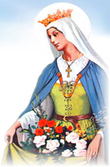 logo przedszkola wizerunek świętej Elżbiety